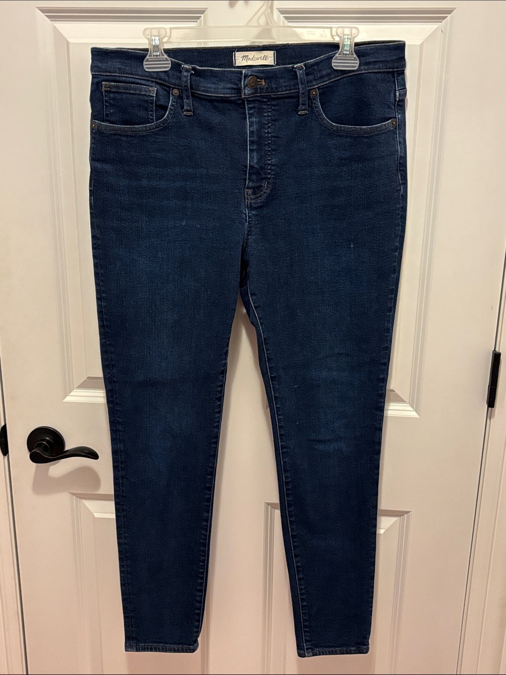 Madewell Skinny Jeans in Deep Indigo size 32